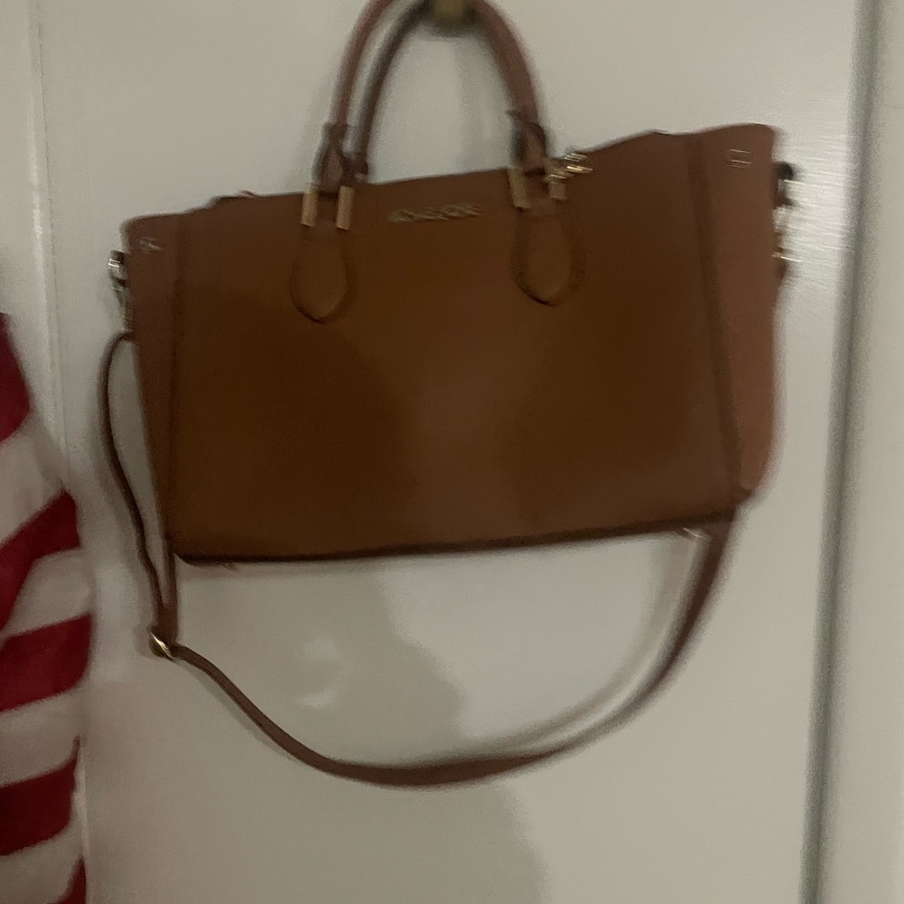 MICHAEL KORS BROWN LEATHER BAG